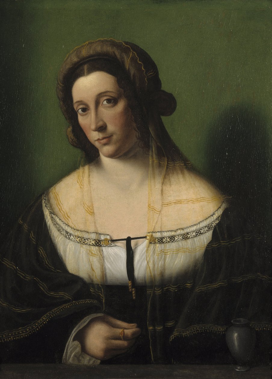 Bir Hanımefendinin Portresi (Mary Magdalen) by Bartolomeo Veneto