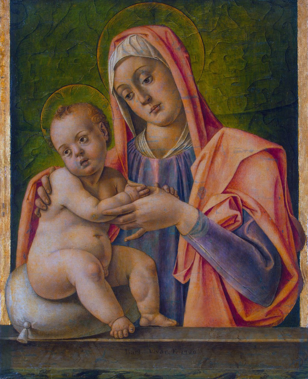 Madonna-ve-Çocuk İnziva Yeri by Bartolomeo Vivarini