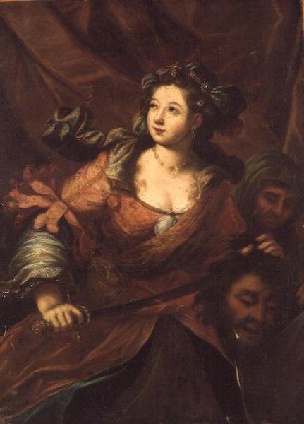 Judith, Holofernes çadırından ayrılıyor by Bartolomeo (attr. to) Biscaino