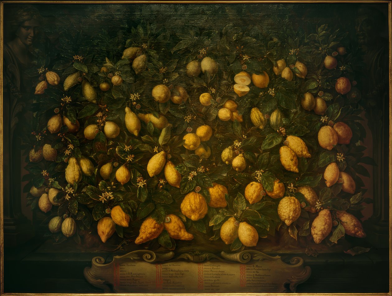 Acı portakallar, sedir limonları ve limonlar by Bartolomeo Bimbi