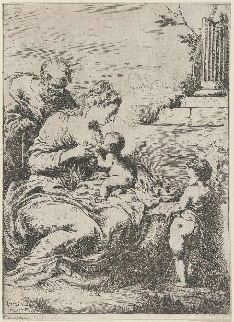 Meryem İsa çocuğunu emziriyor by Bartolomeo Biscaino