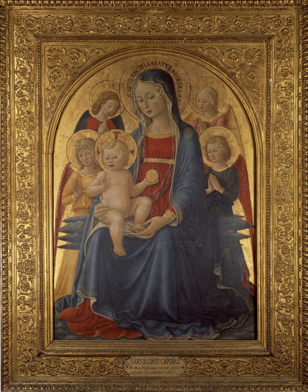 çocukla Madonna by Bartolomeo Caporali