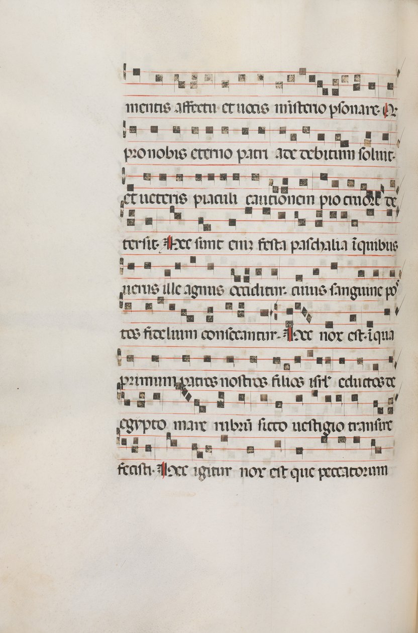 Yanlış satış: Fol. 154v: Exultet için Müzik, 1469 by Bartolomeo Caporali