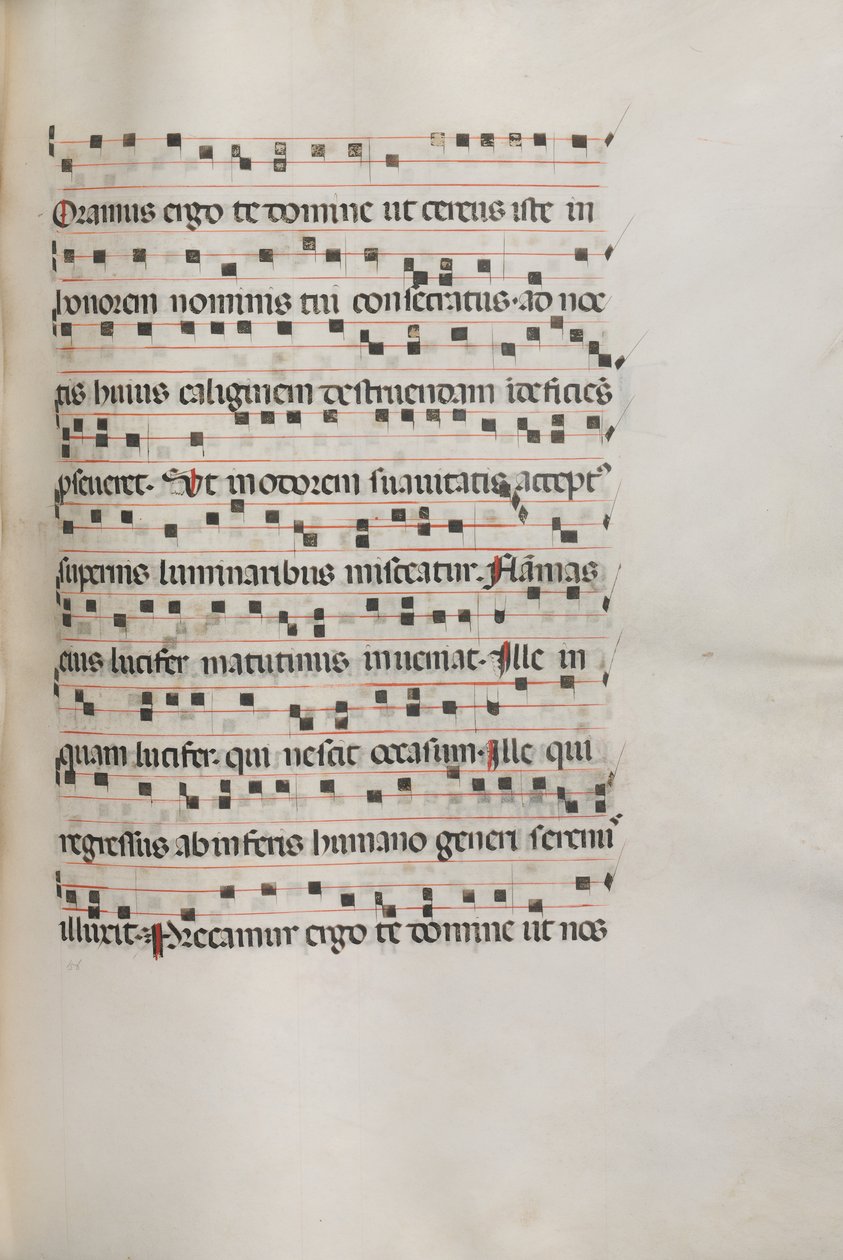 Yanlış satış: Fol. 157: Exultet için Müzik, 1469 by Bartolomeo Caporali