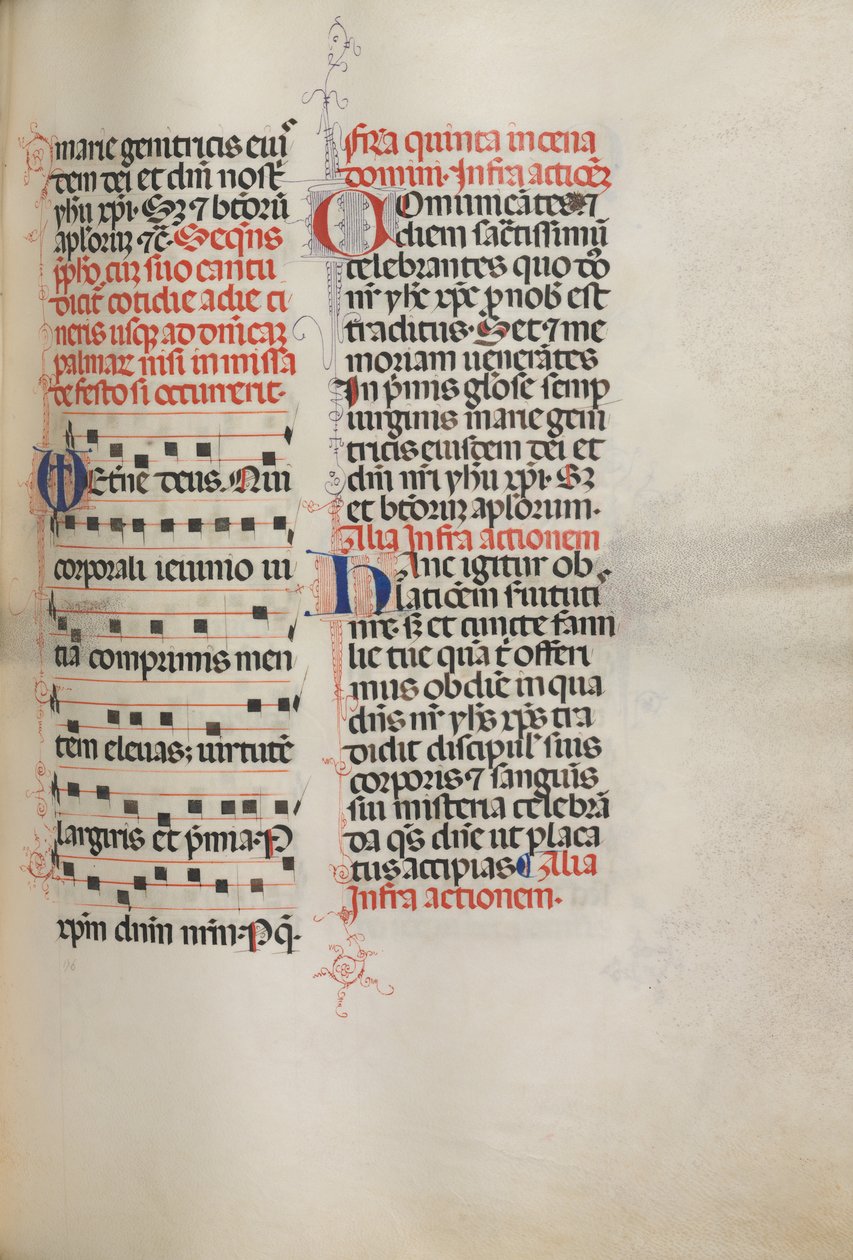 Yanlış satış: Fol. 178: Çeşitli sıradan dualar için müzik, 1469. by Bartolomeo Caporali
