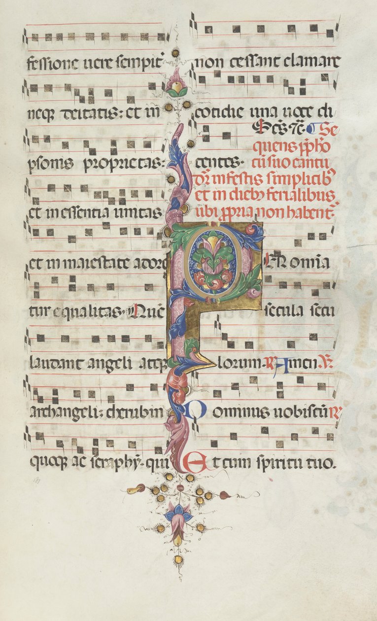 Yanlış satış: Fol. 183: Yaprak dekorasyonu, 1469. by Bartolomeo Caporali