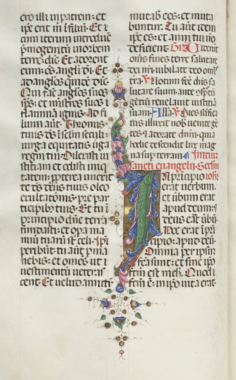 Yanlış satış: Fol. 22v: Balıklı Yeşillik, 1469. by Bartolomeo Caporali