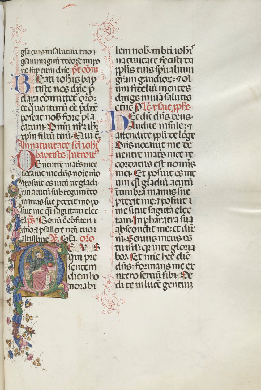 Yanlış satış: Fol. 287: Vaftizci Yahya, 1469. by Bartolomeo Caporali