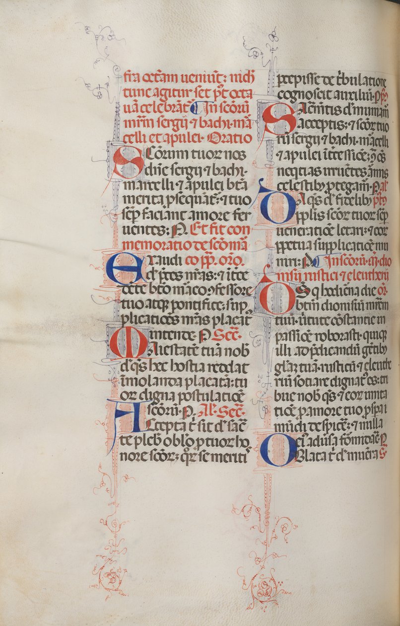 Yanlış satış: Fol. 319v: St. Francis ve St. Francis'in Tam Kütlesi, 1469. by Bartolomeo Caporali
