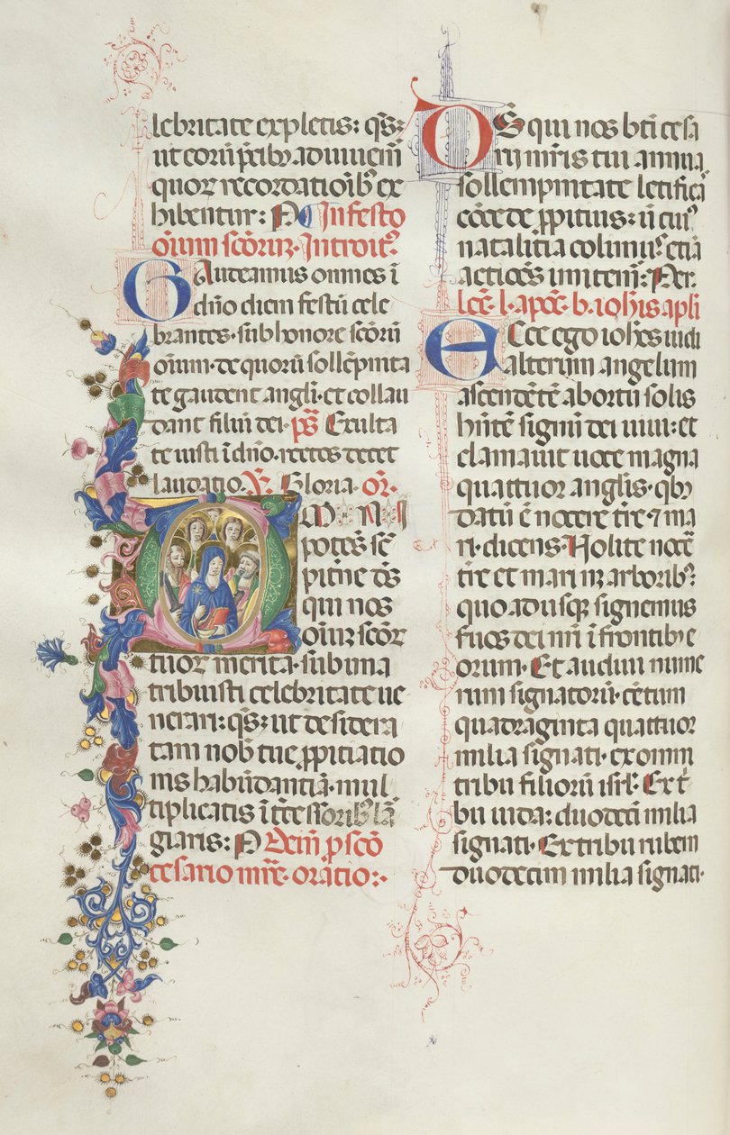 Yanlış satış: Fol. 322v: Havariler ve Azizler Arasında Bakire, 1469. by Bartolomeo Caporali
