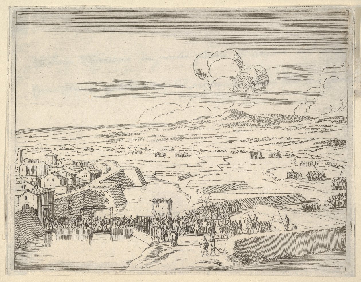 Fransız Ordusu ile Birkaç Günlük Kuşatmadan Sonra, Francesco I d