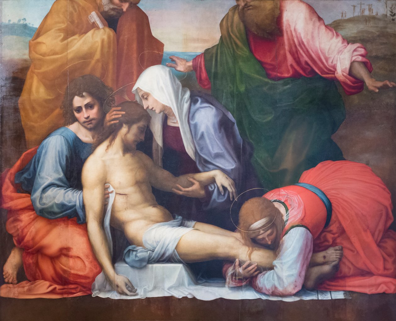 Ölü Mesih üzerine ağıt by Bartolomeo Fra