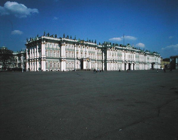 Ermitaj Cephesi, 1753-62 by Bartolomeo Franceso Rastrelli