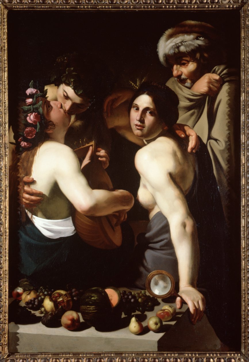 Dört Mevsim Alegori, c.1610 by Bartolomeo Manfredi