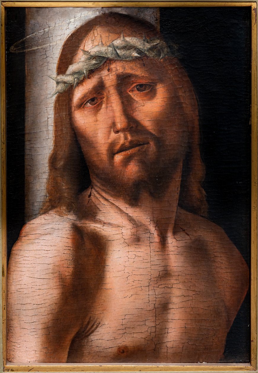 İsa sütunda, 15. yüzyılın ikinci yarısı (panelde yağlı boya) by Bartolomeo Montagna