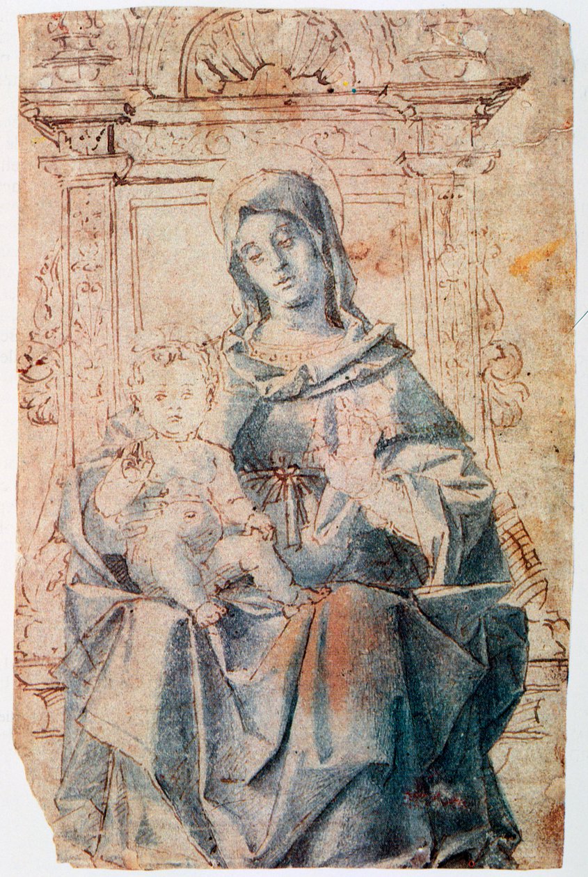 Bakire ve Çocuk, c1470-1523 by Bartolomeo Montagna