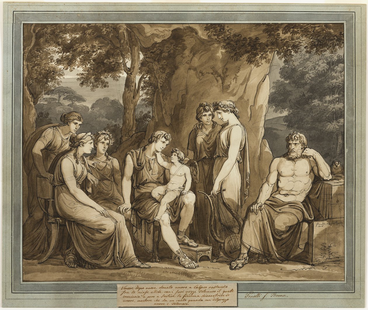 Kalypso, Telemachus