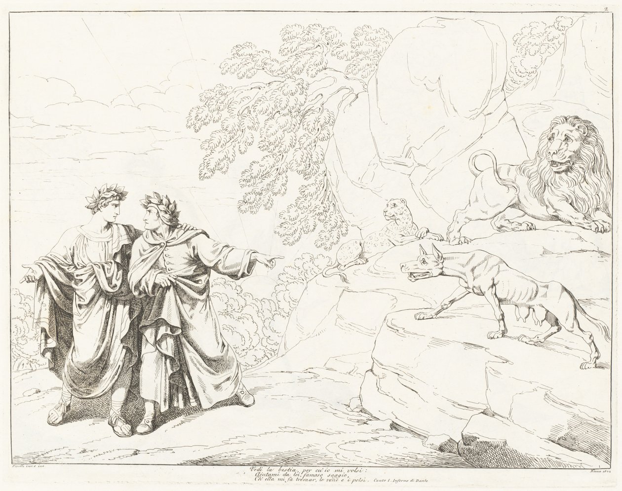 Dante İlahi Komedya (cilt I) by Bartolomeo Pinelli