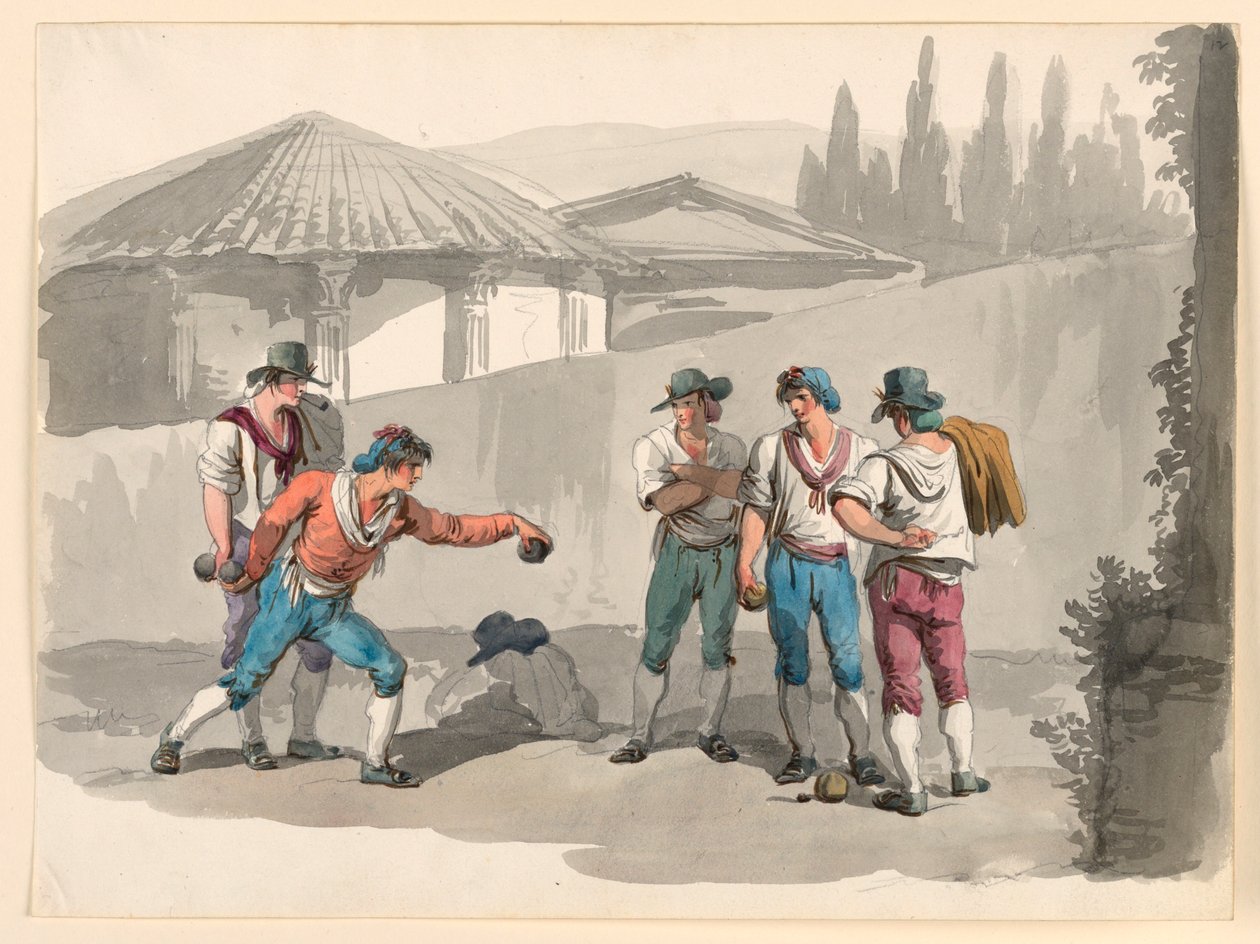 Boccia Oyunu by Bartolomeo Pinelli
