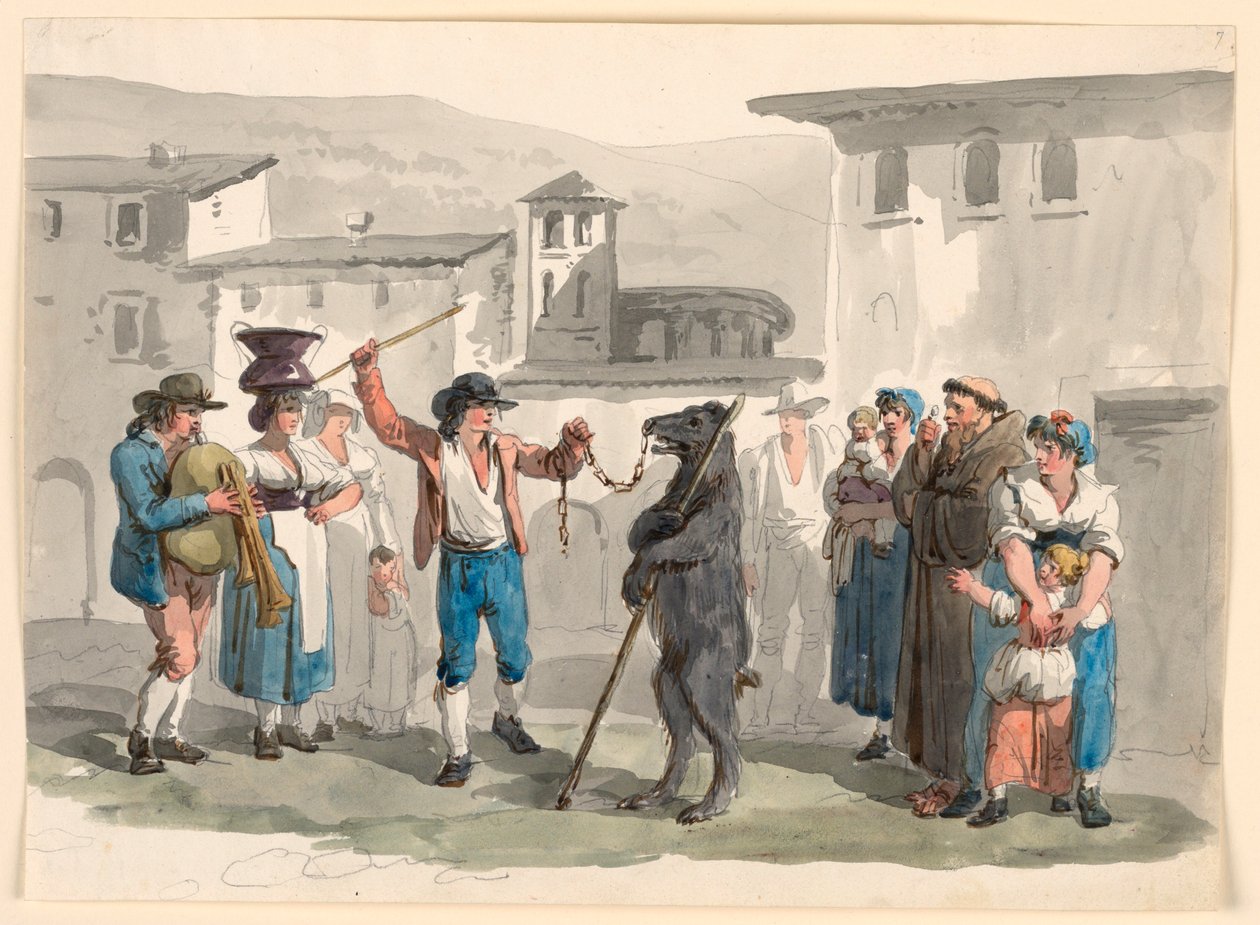 dans eden ayı by Bartolomeo Pinelli