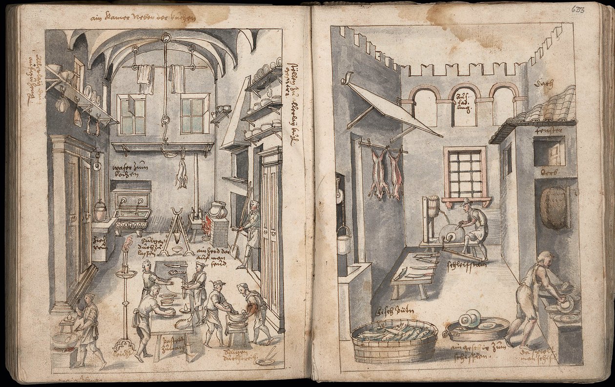 Yemek Kitabı Operası, 1570 by Bartolomeo Scappi