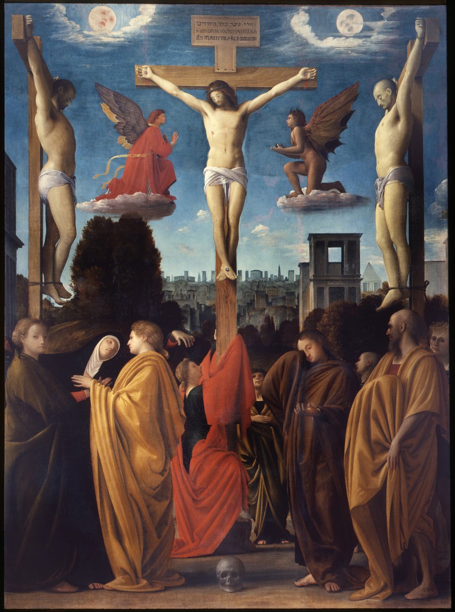 çarmıha germe by Bartolomeo Suardi Bramantino