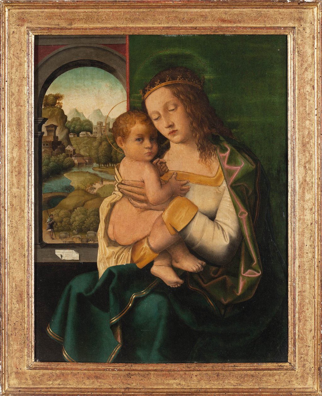 Bakire ve çocuk, 1516. by Bartolomeo Veneto