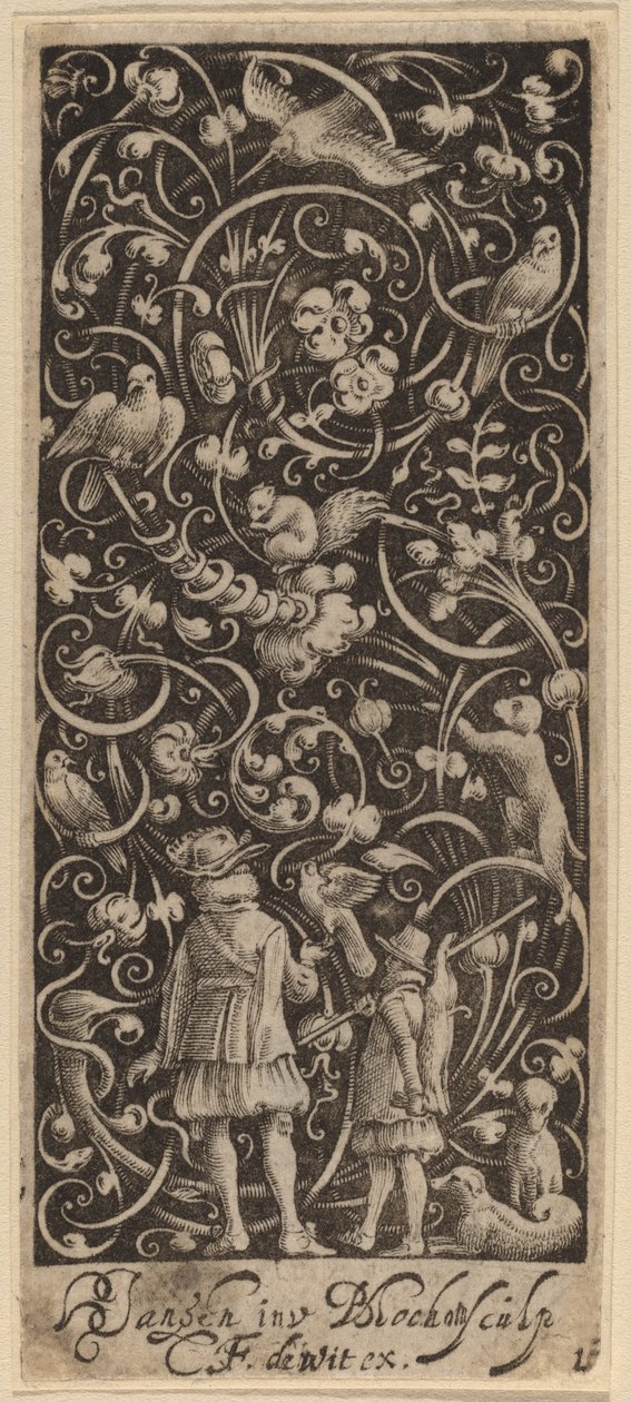 Yeşillik ve Kuşlarla Süsleme by Bartolomeus van Lochom after Hans Janssen