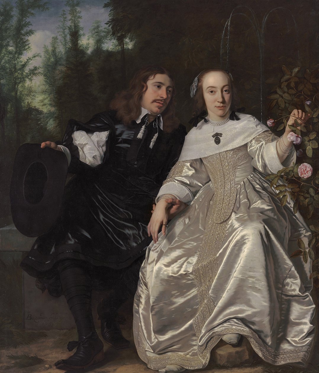 Abraham del Court ve eşi Maria de Kaersgieter, 1654 by Bartolomeus van der Helst