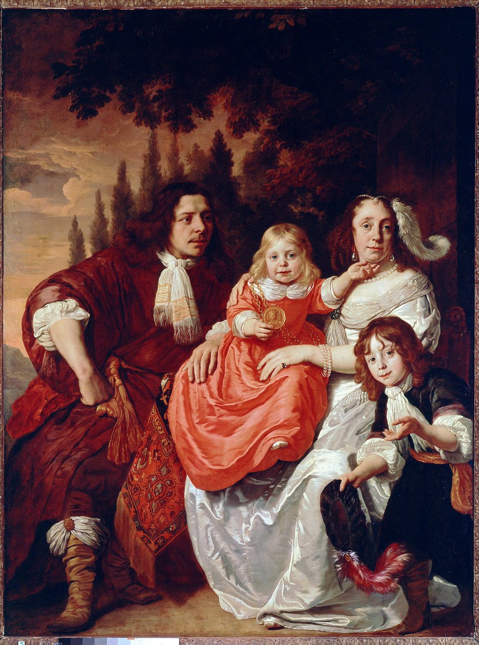 Reepmaker ailesinin portresi (tuval üzerine yağlı boya by Bartolomeus van der Helst