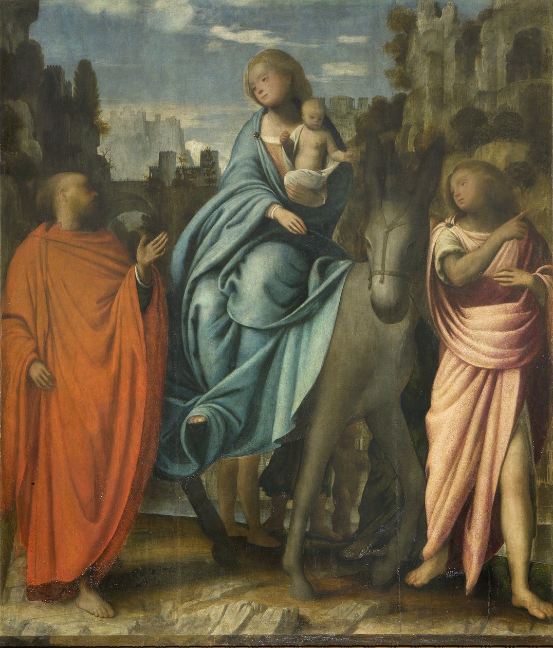 Flight into Egypt, c.1520-22 by Bartolommeo Suardi Bramantino