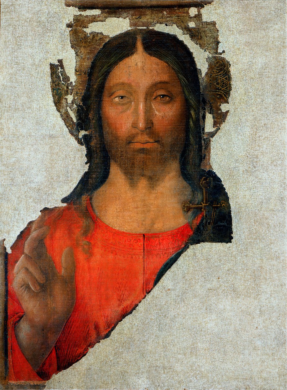 kutsanmış İsa by Bartolommeo Suardi Bramantino