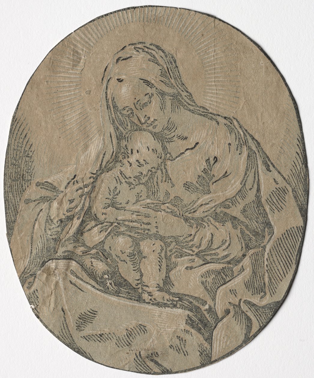 madonna ve çocuk by Bartolommeo Coriolano