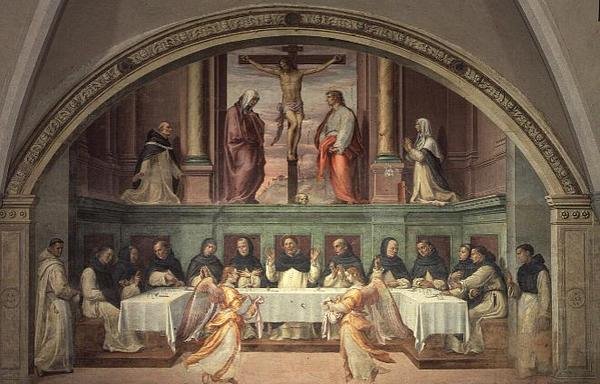 San Marco Yemekhanesinden Çarmıha Gerilme by Bartolommeo Sogliani