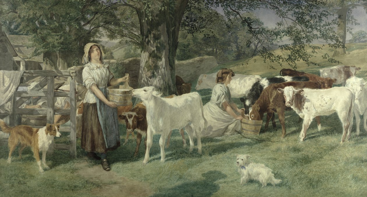 sütçü kızlar by Basil Bradley