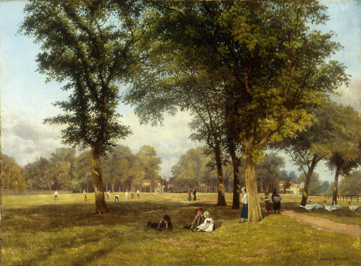 Sevenoaks yakınlarında öğleden sonra, Kent, 1845 dolayları by Basil Holmes