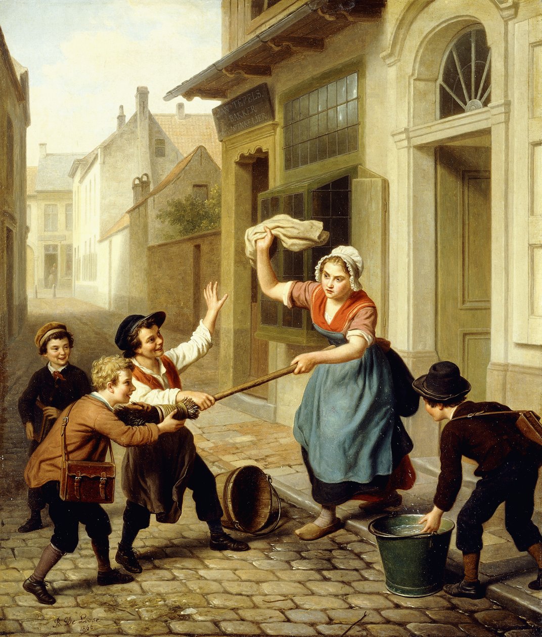 Şakacılar, 1866 by Basile de Loose