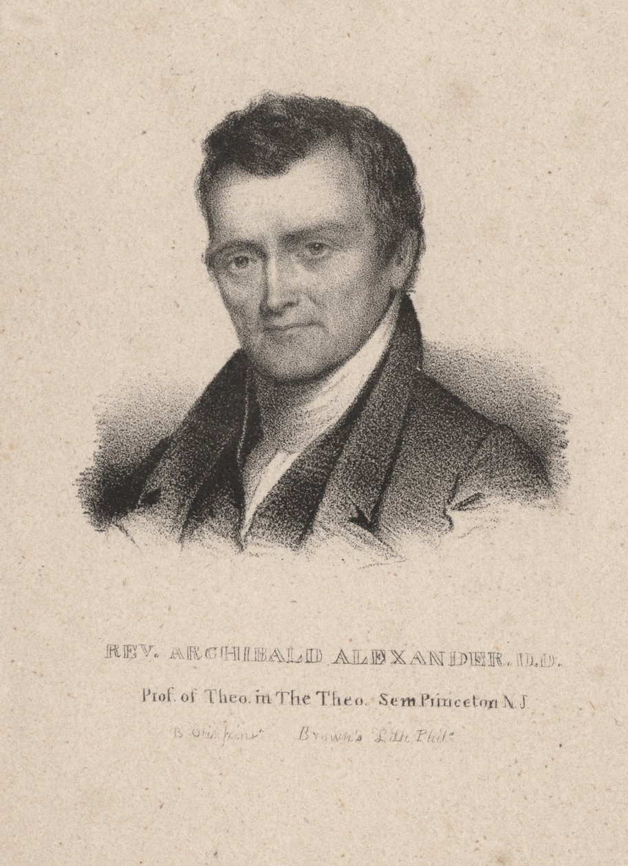 Rev. Archibald Alexander, DD by Bass Otis