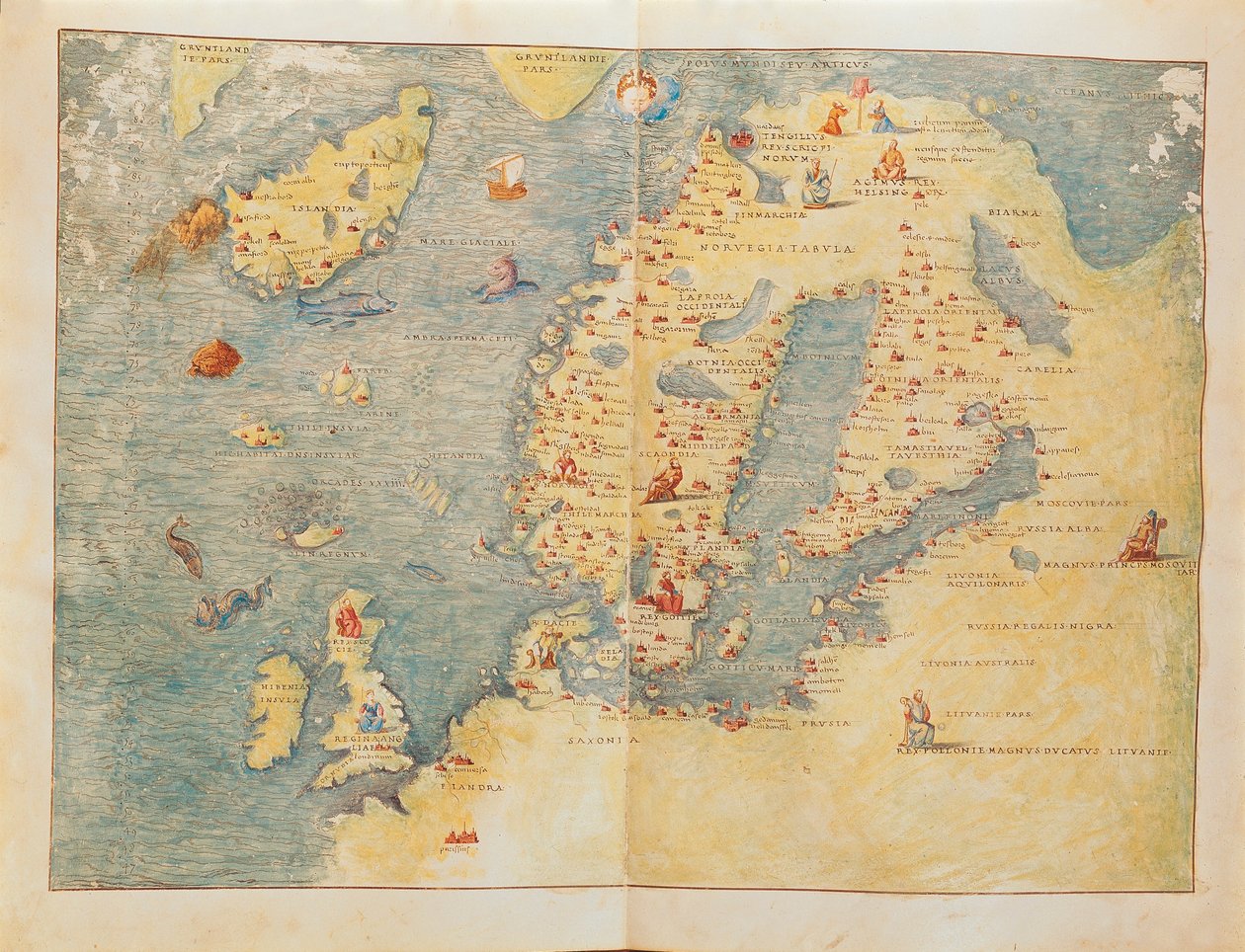 Battista Agnese tarafından Portolan Atlas