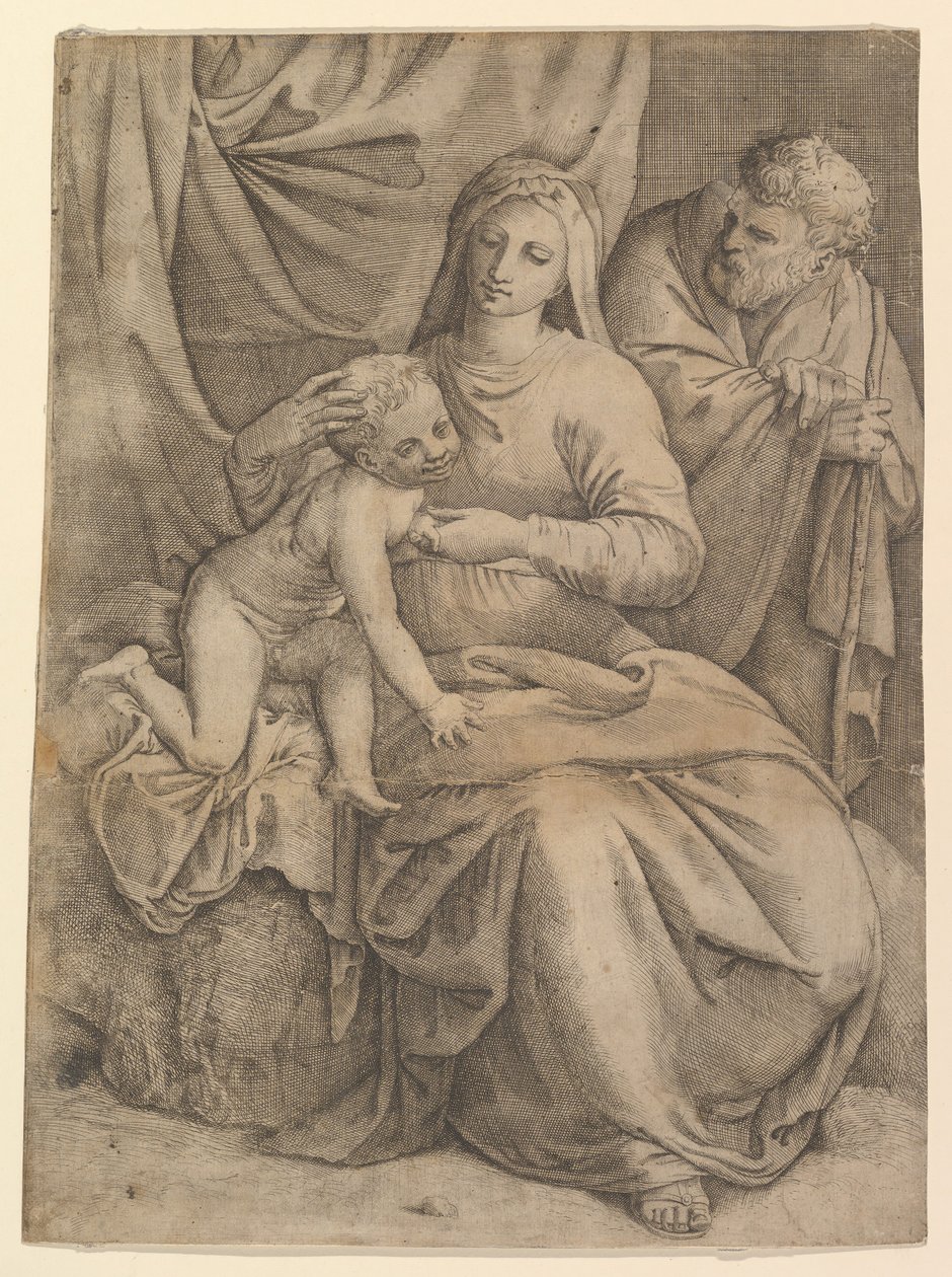 Kutsal Aile, 1510-61. by Battista Franco Veneziano