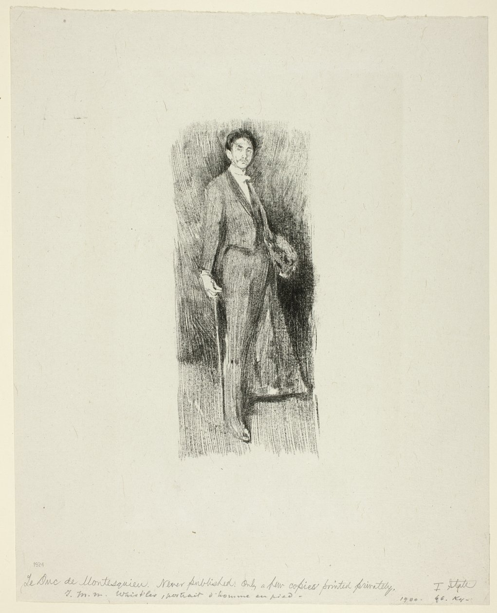 Kont Robert de Montesquiou by Beatrix Godwin Whistler