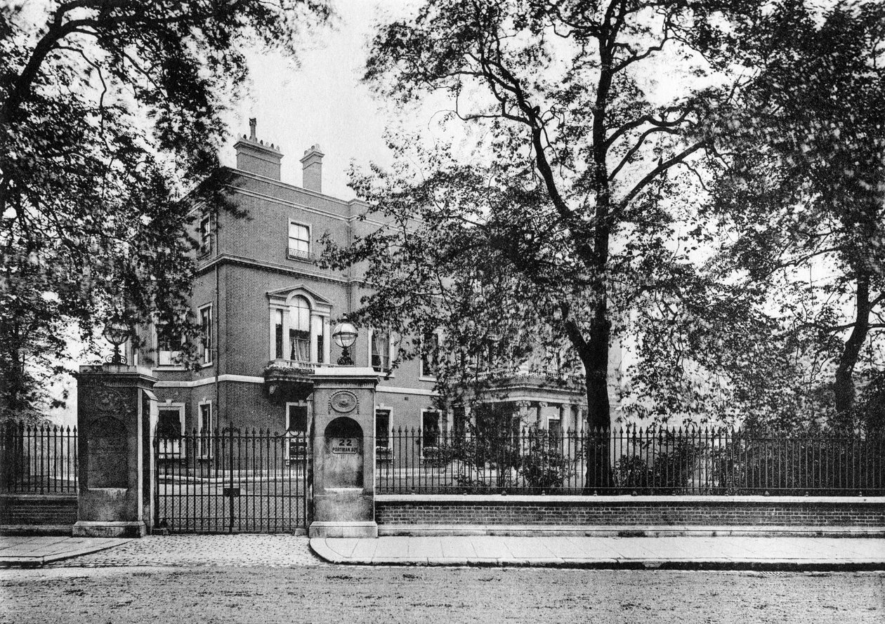 Portman Evi, Portman Meydanı, 1908. by Bedford Lemere and Company