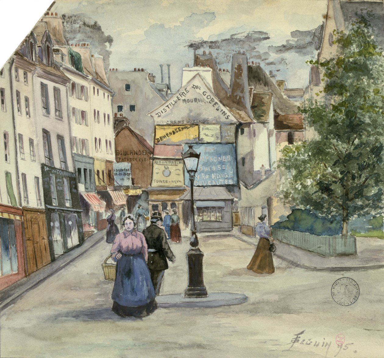 Paris, 1895 by Beguin