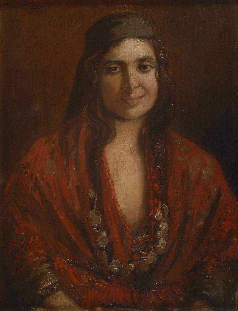 Çingene kız by Bela Bacskay