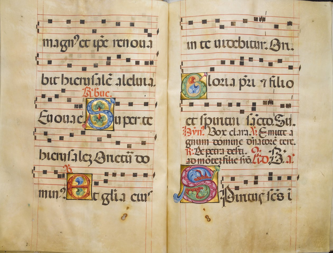 Benedictine Antiphonary, yaklaşık. 1467-70. by Belbello da Pavia