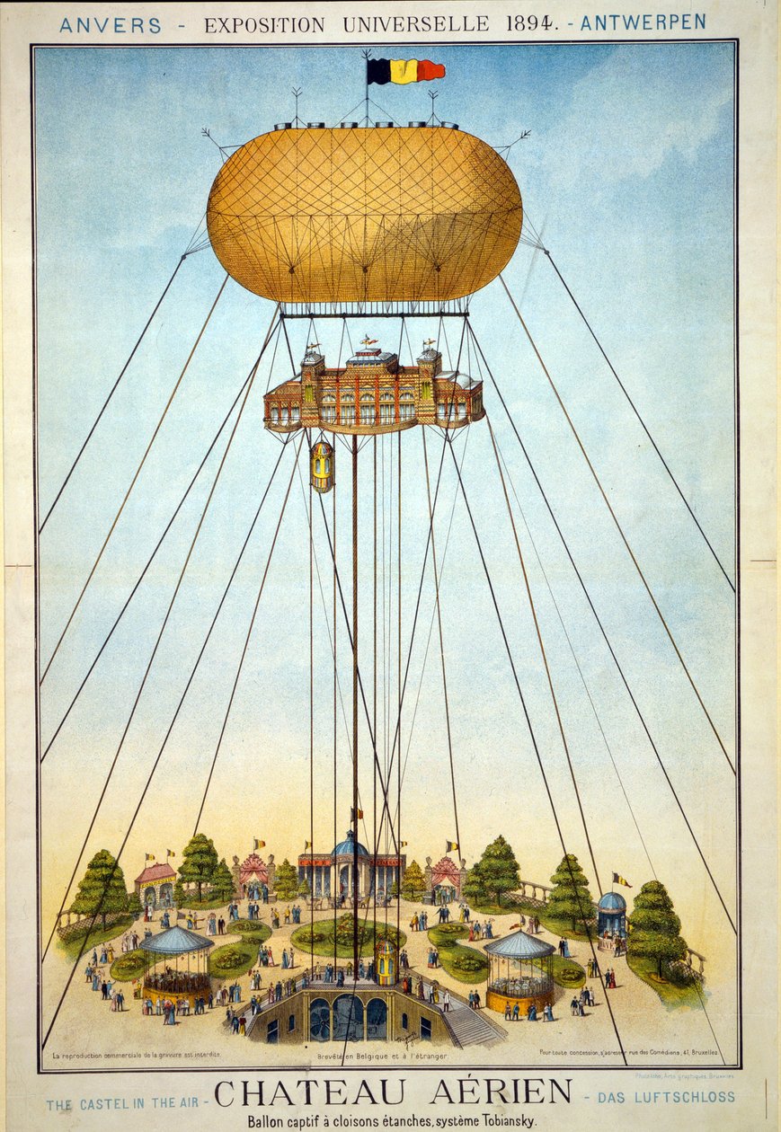 Hava Şatosu, Exposition Universelle, 1894 by Belgian School