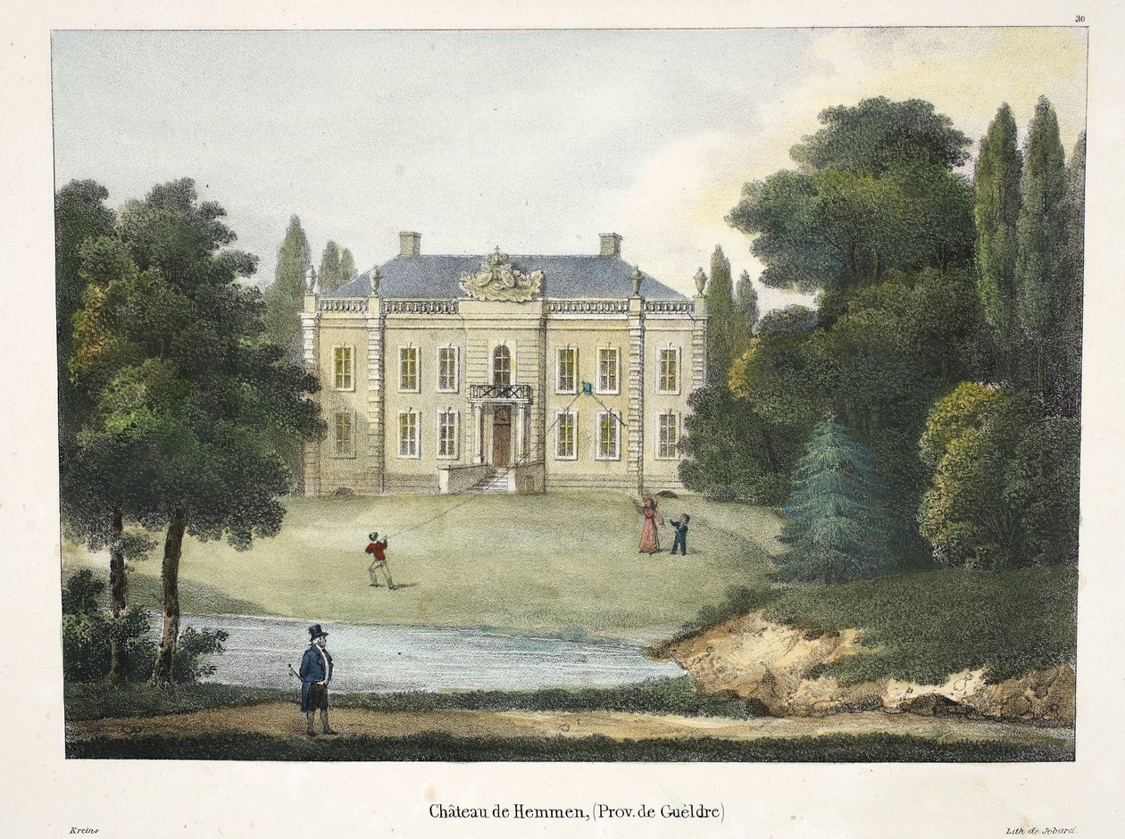 Hemmen Kalesi, 1895 dolayları (fotokrom) by Belgian School