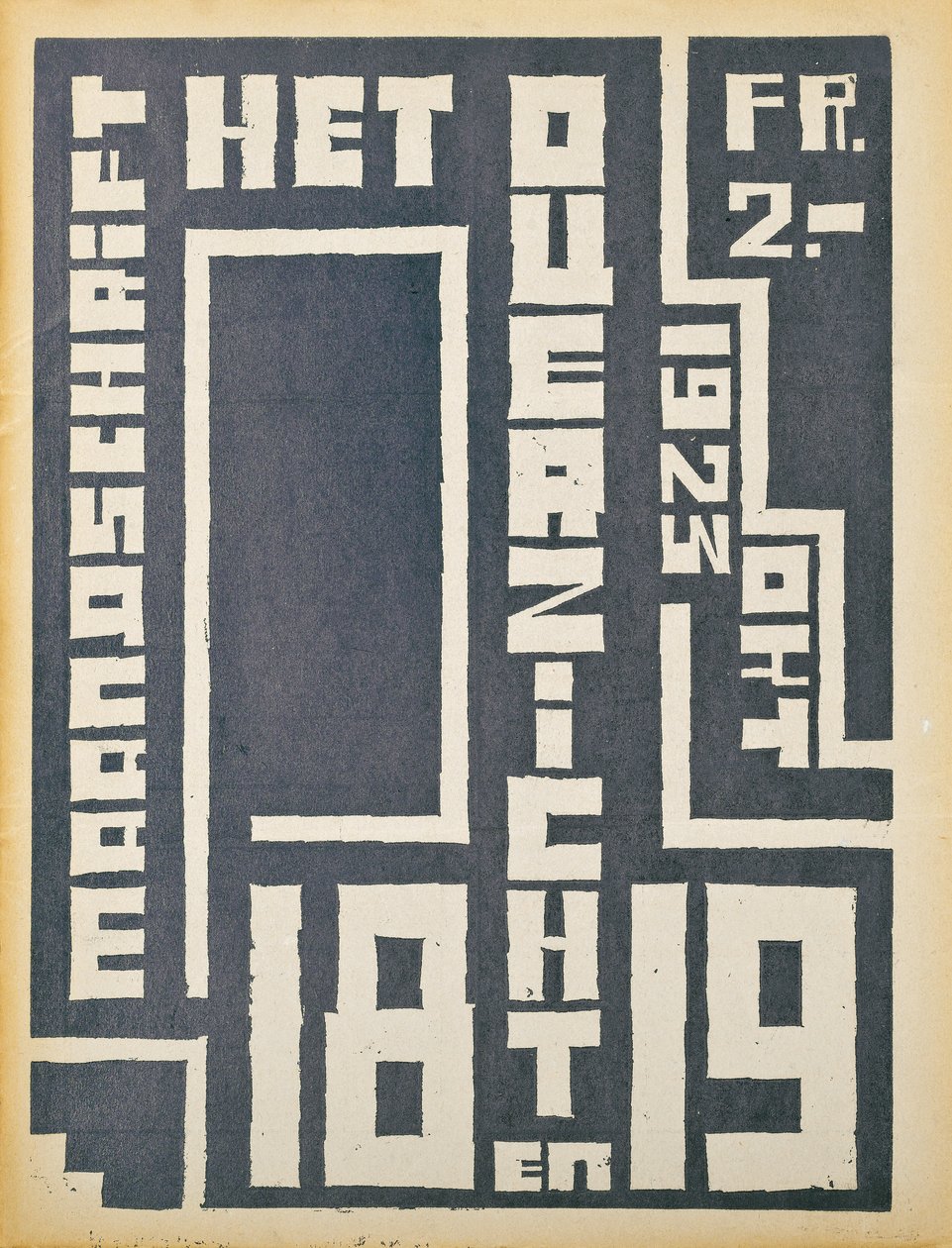 "Genel Bakış" dergisinin 1923 sayısı için kapak, 1923 by Belgian School