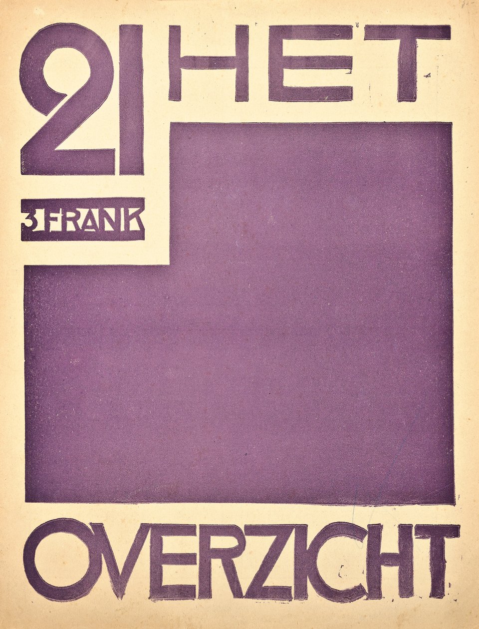 "Genel Bakış" dergisi için kapak, c. 1922-1925 by Belgian School