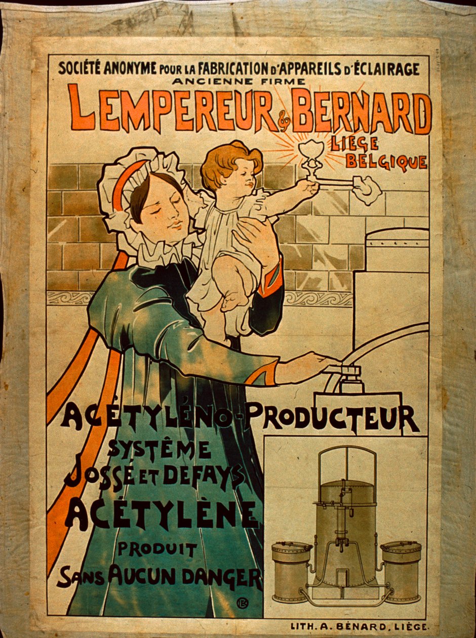 Lempereur & Bernard Asetilen Aydınlatma by Belgian School